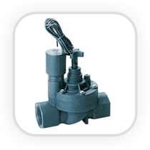 irrigation plastic solenoid valve with manual over ride and flow control
