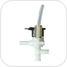 hot dispensing valve for vending machine with drain port