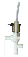 hot dispensing valve for vending machine with drain port